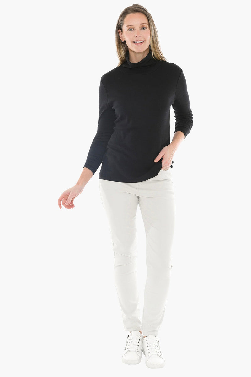 JUMP Clothing Cotton Roll Neck Skivvy - Various Colours