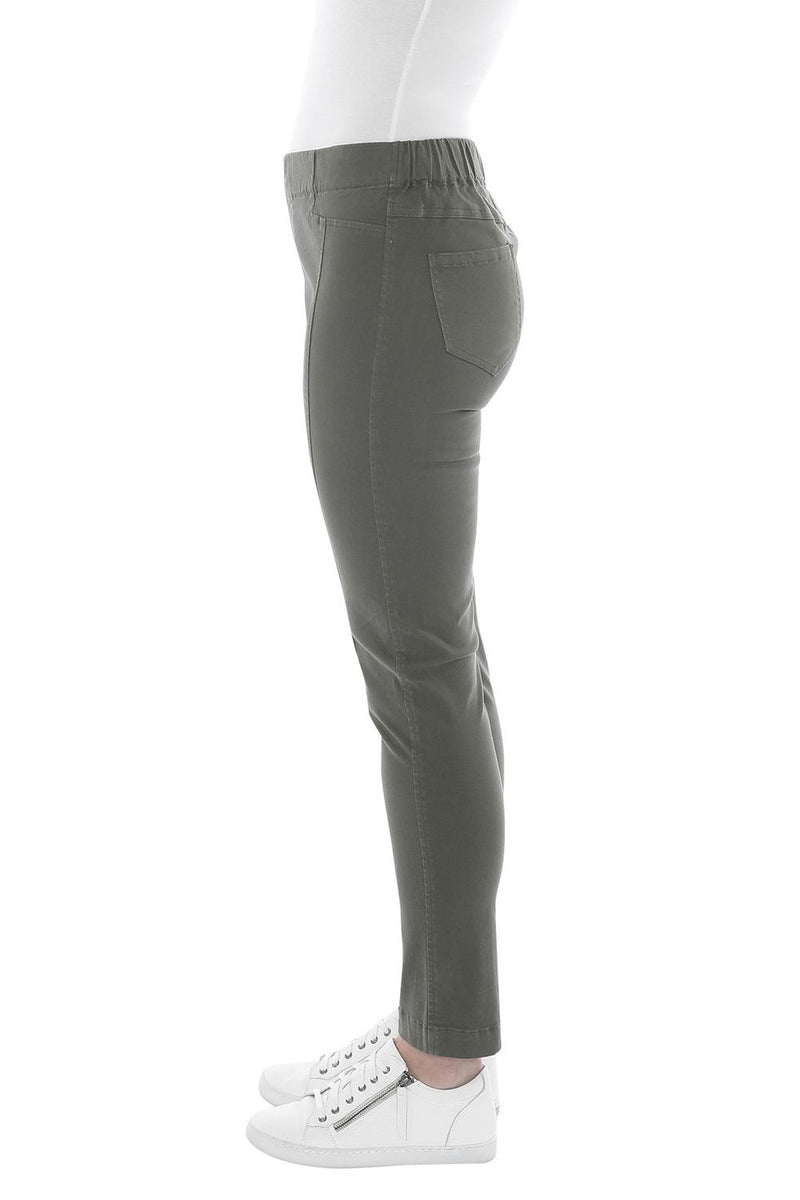 JUMP Clothing Luxury Seam Jegging - Khaki