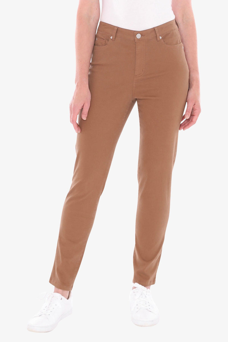 JUMP Clothing Luxery Detail Pocket Jean - Tobacco