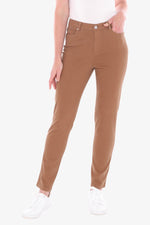 JUMP Clothing Luxery Detail Pocket Jean - Tobacco