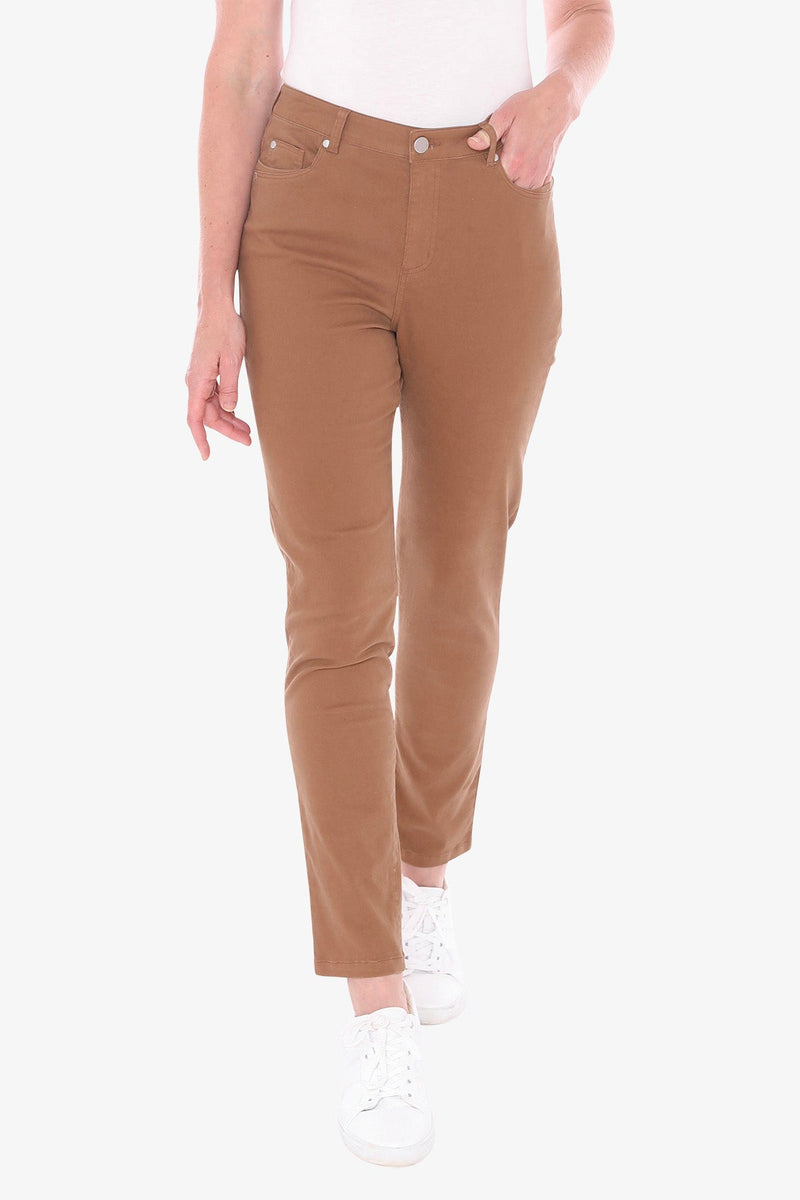 JUMP Clothing Luxery Detail Pocket Jean - Tobacco