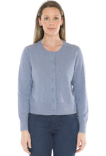 JUMP Clothing Womens Button Through Cardi - Seaside Marl