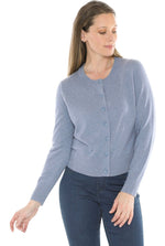 JUMP Clothing Womens Button Through Cardi - Seaside Marl
