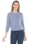JUMP Clothing Womens Button Through Cardi - Seaside Marl