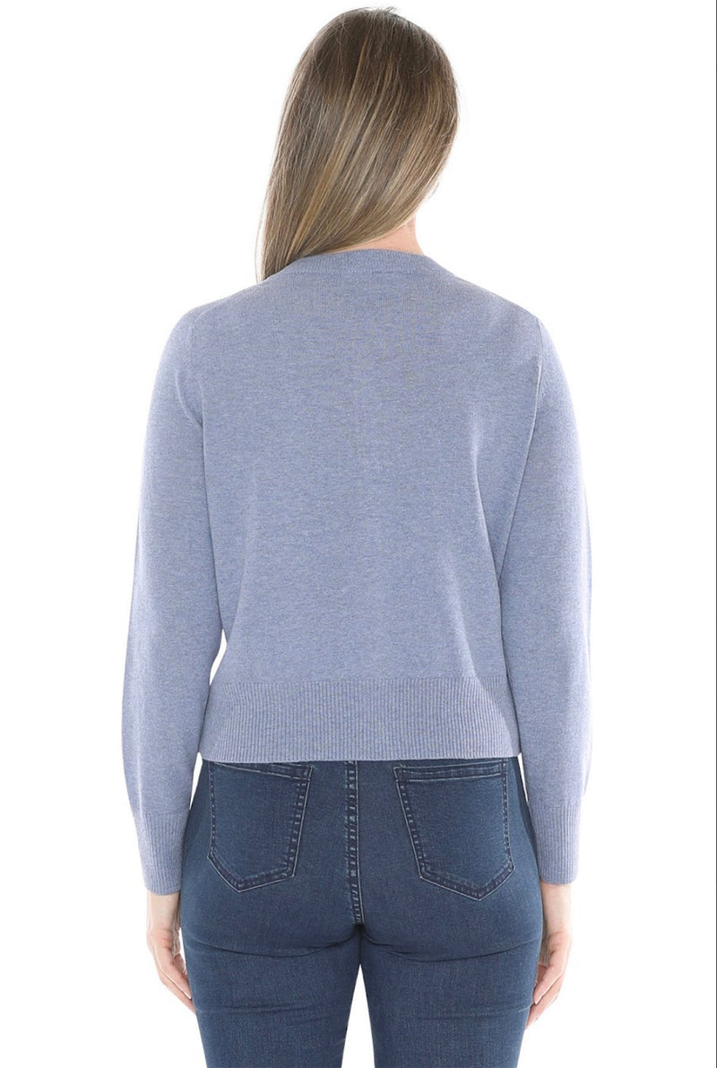 JUMP Clothing Womens Button Through Cardi - Seaside Marl
