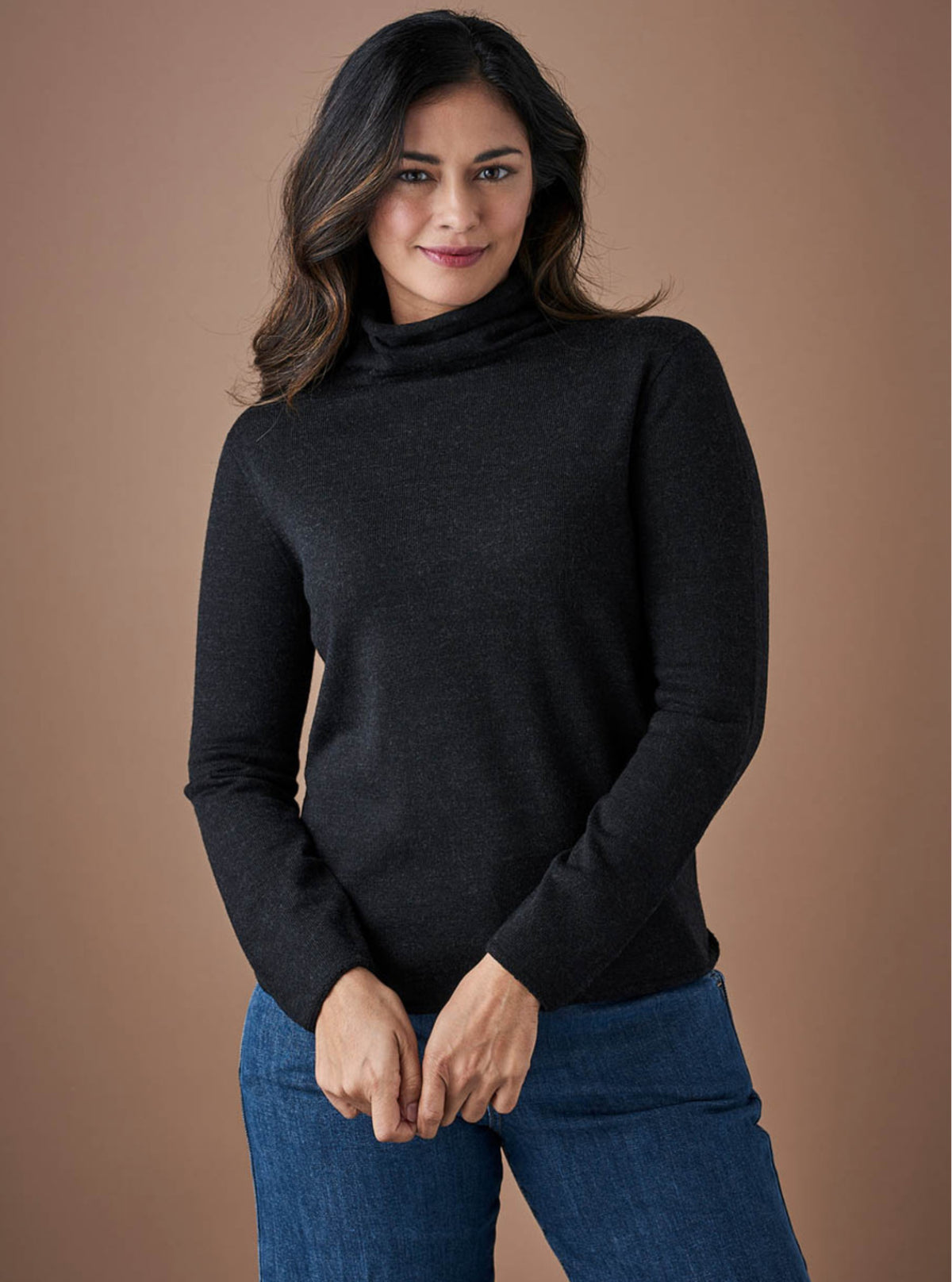 UIMI ‘Rollo’ Fine Roll Neck Top Australian Merino Wool - Various Colours
