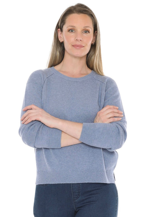 JUMP Clothing Detail Reglan Pullover - Seaside Marl