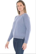 JUMP Clothing Detail Reglan Pullover - Seaside Marl