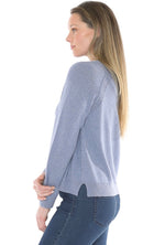 JUMP Clothing Detail Reglan Pullover - Seaside Marl