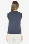 JUMP Clothing Cable Vest - Indigo Marl