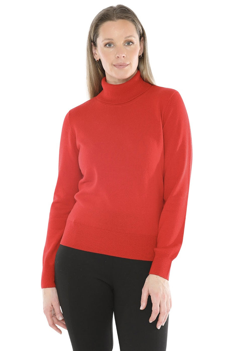 JUMP Clothing Long Sleeve Roll Neck Pullover - Various Colours