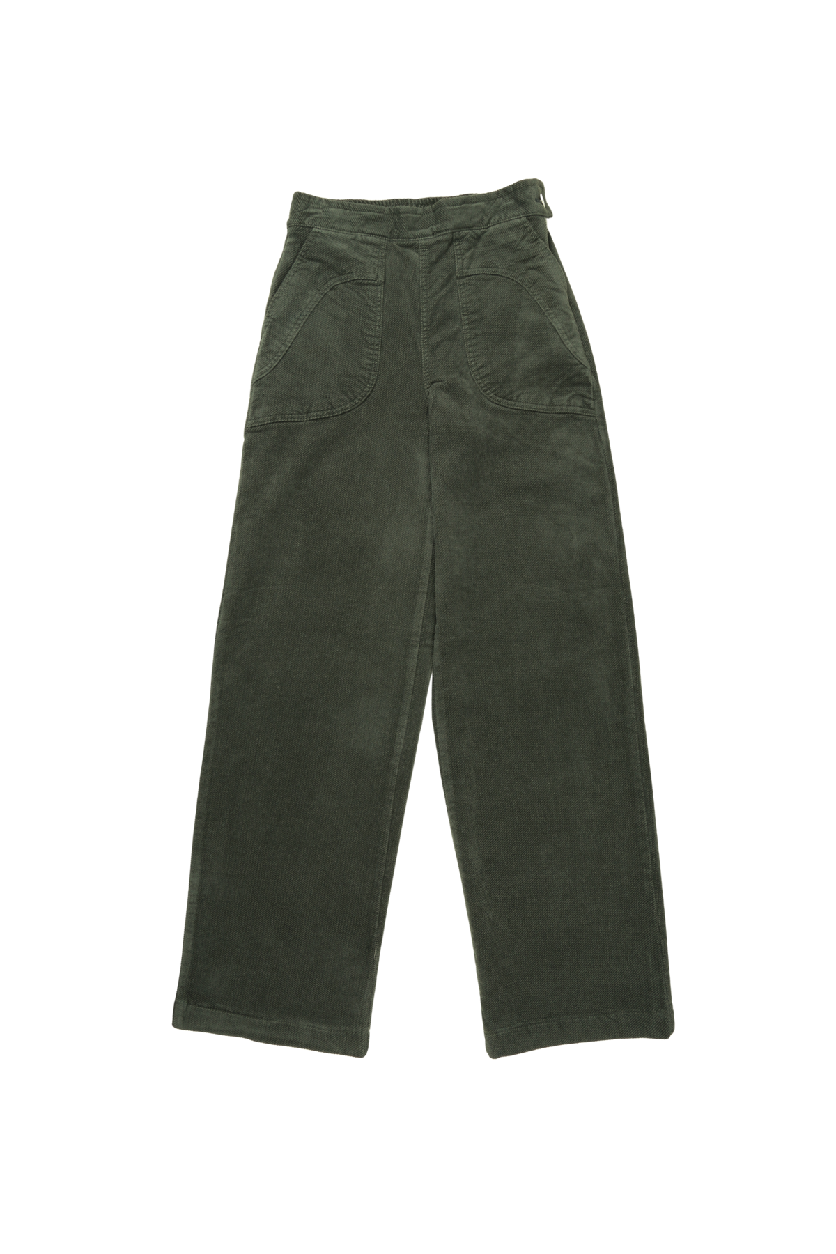Olga De Polga - Peggy Sue - Long Pants Velvet Corduroy - Forest Green