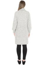 JMP Clothing Luxe Long Cardigan - Silver