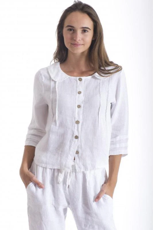 Talia Benson ItalianI Linen Button Up Jacket - Various Colours