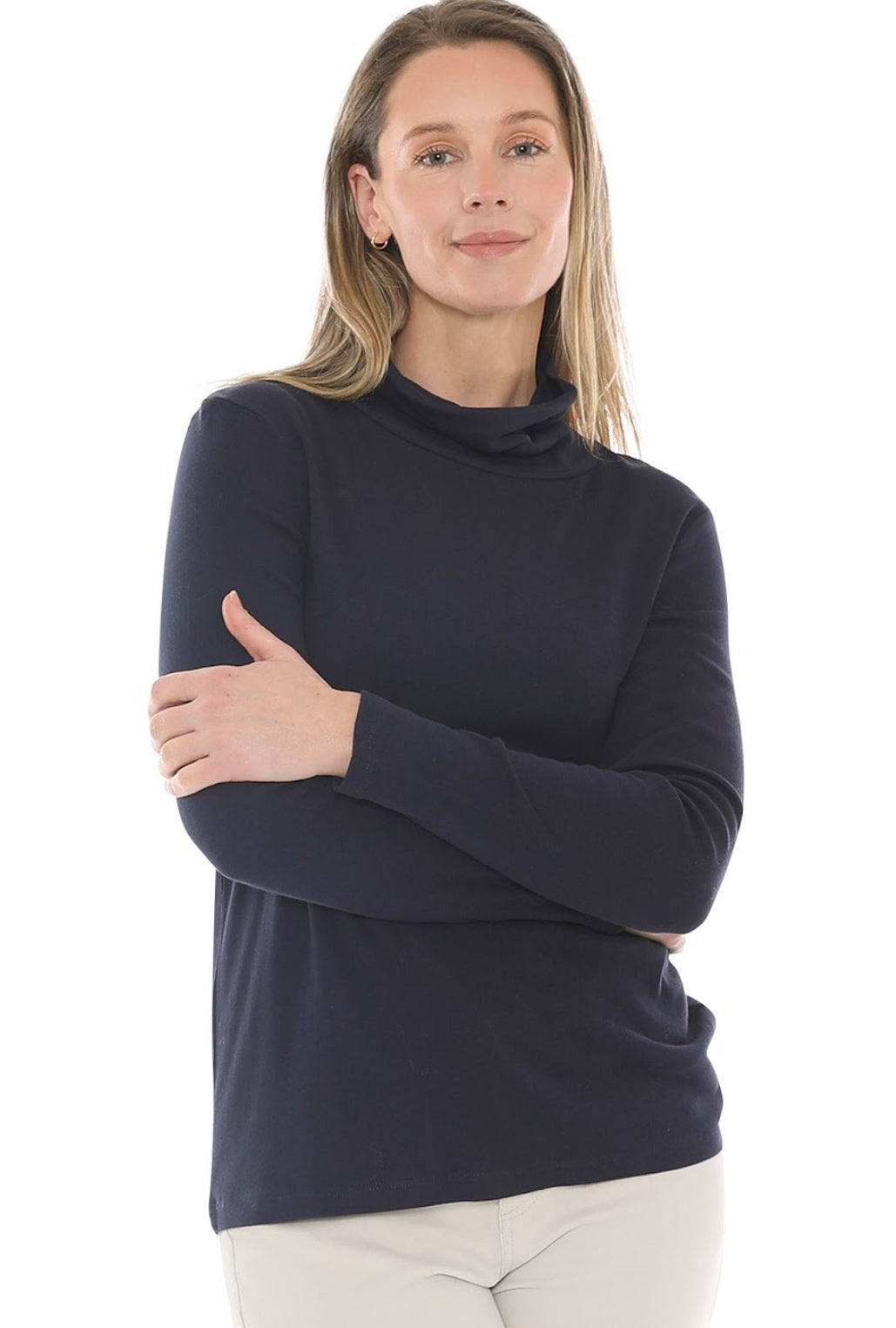 JUMP Clothing Cotton Roll Neck Skivvy - Various Colours