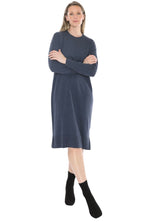 JUMP Clothing Seam Detail Dress - Indigo Marl