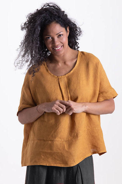 Mandorle ‘Cleo’ Linen Top - Various Colours