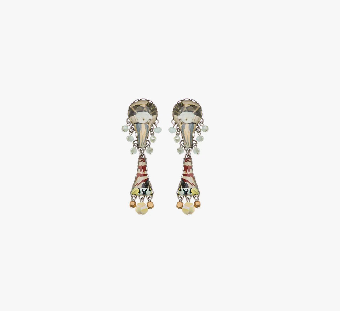 AYALA BAR - Glass Hanging Earrings - Neptune's Garden Muzuka