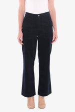 JUMP Clothing Patch Pocket Velour Pant - Ink