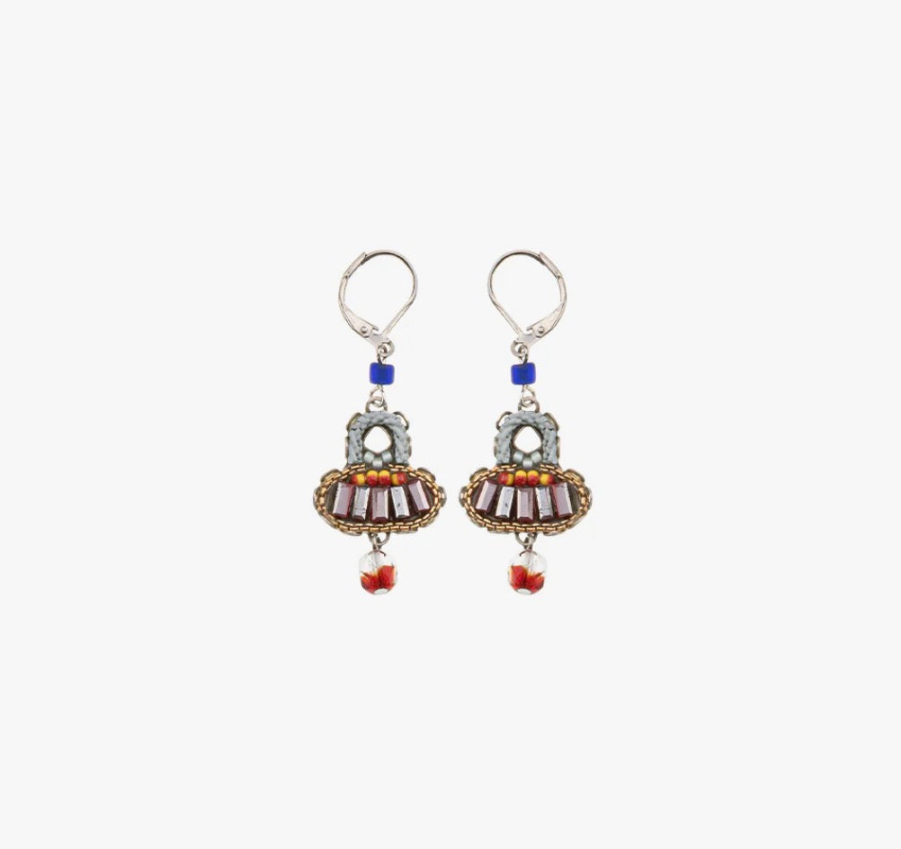 AYALA BAR - Hanging Beaded Earrings - Heatwave Beach
