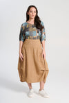 Olga De Polga ‘Milwaukee Haven’ Wool/Linen Skirt - Mustard