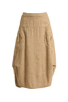 Olga De Polga ‘Milwaukee Haven’ Wool/Linen Skirt - Mustard