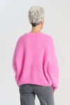 ‘Montreal’ Knit Angora Sweater - Bubblegum Pink