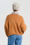 ‘Montreal’ Knit Angora Sweater - Caramel