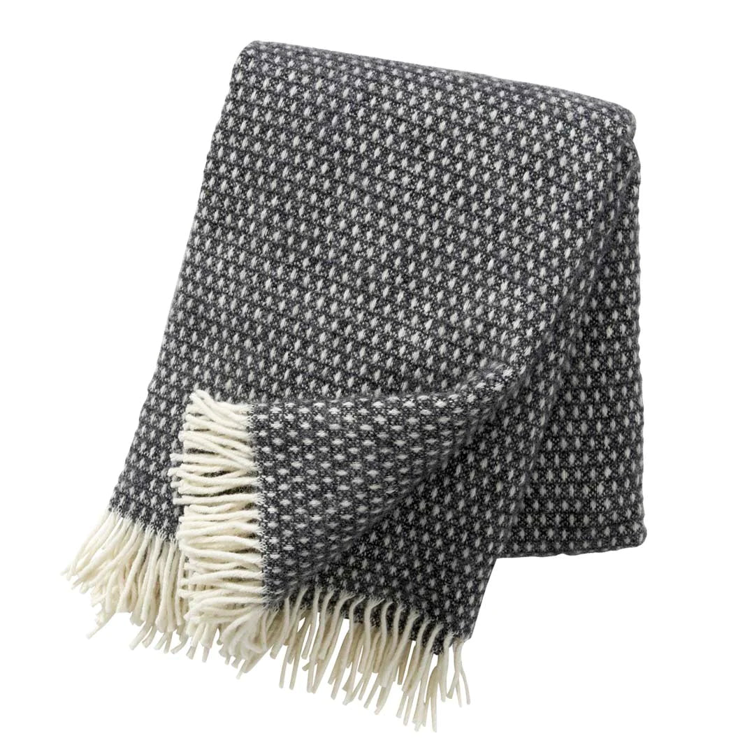 Klippan ‘Knut‘ Lambs Wool Blanket - Various Colours