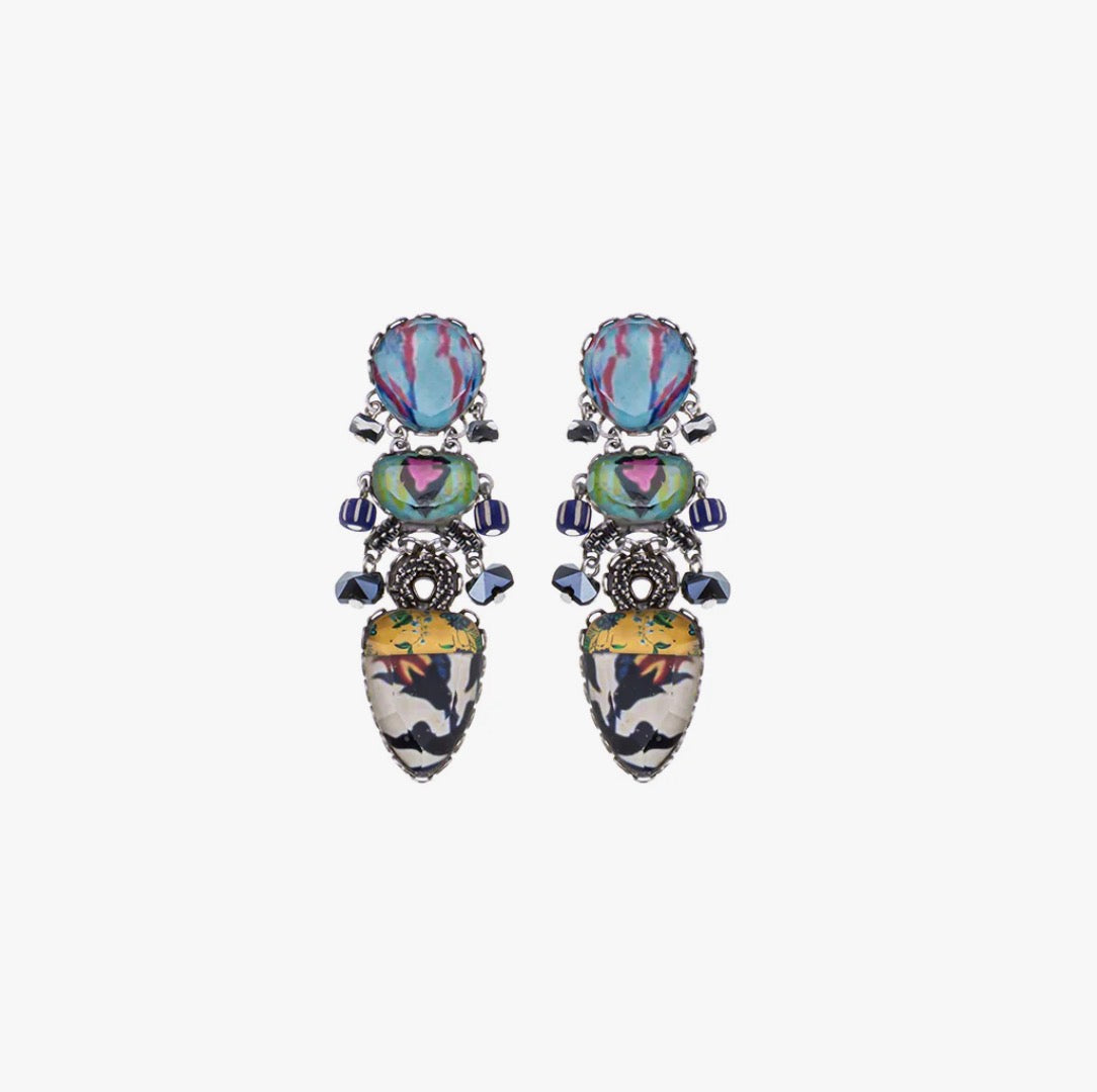 AYALA BAR - Handmade Colourful Earrings - Candy Twist Treat