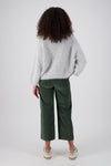 ‘Montreal’ Knit Angora Sweater - Silver Grey