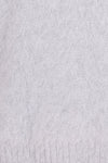 ‘Montreal’ Knit Angora Sweater - Silver Grey