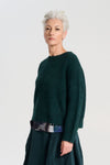 ‘Aspen’ Alpaca Knit Sweater - Teal