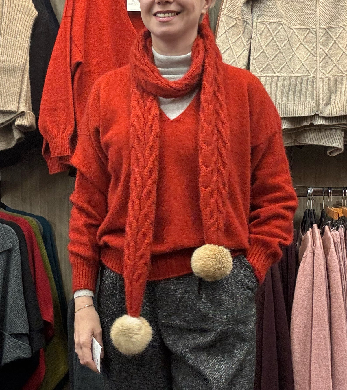 Lothlorian - Possum Merino ‘The Cavern’ Wool V Neck Jumper – Various Colours