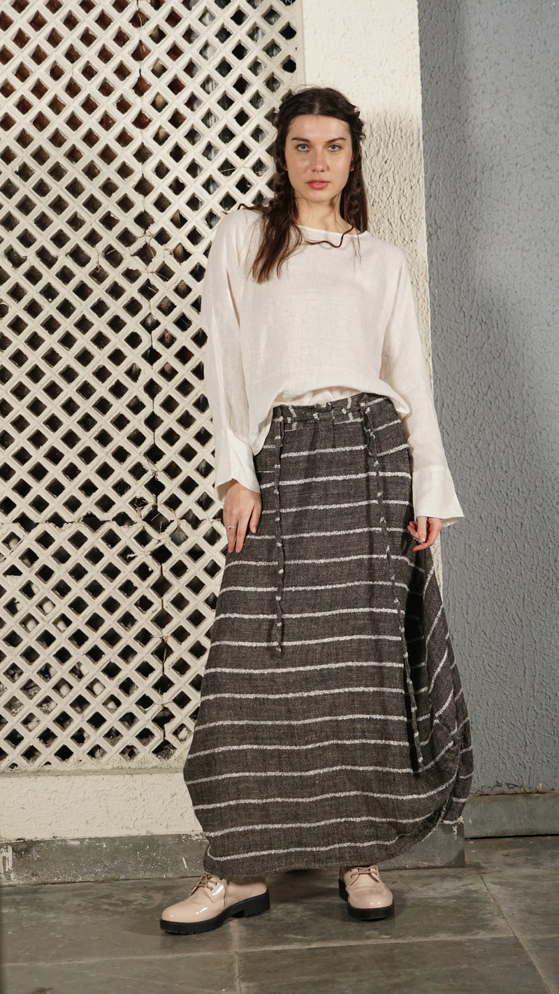 Imagine Fashion ‘Donovan’ Cotton Skirt - Onyx