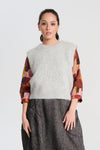 ‘Aspen’ Alpaca Knit Vest - Grey - LAST ONE - Size M/L