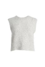 ‘Aspen’ Alpaca Knit Vest - Grey - LAST ONE - Size M/L