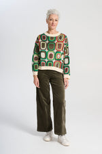 Peggy ‘Paris’ Long Pants Soft Velvet - Khaki