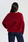 ‘Montreal’ Knit Angora Sweater - Vino