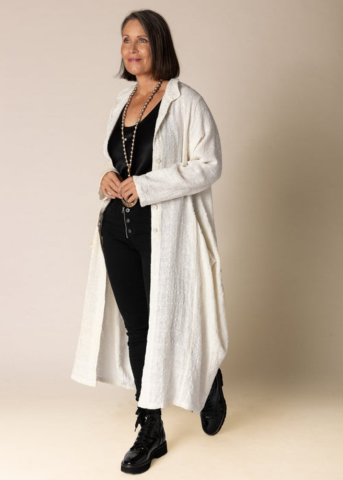 ‘Mirella’ Linen Jacket - Cream