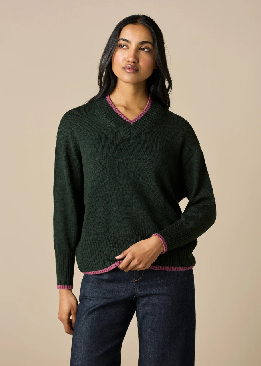 UIMI - Goldie - Australian Merino Wool Jumper - Basil