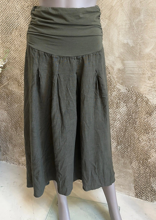 Mandorle ‘ Lucia’ Italian Linen Skirt - Various Colours