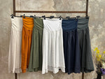 Mandorle ‘ Lucia’ Italian Linen Skirt - Various Colours