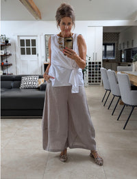 Montaigne - Roland - French Linen Baggy Pants