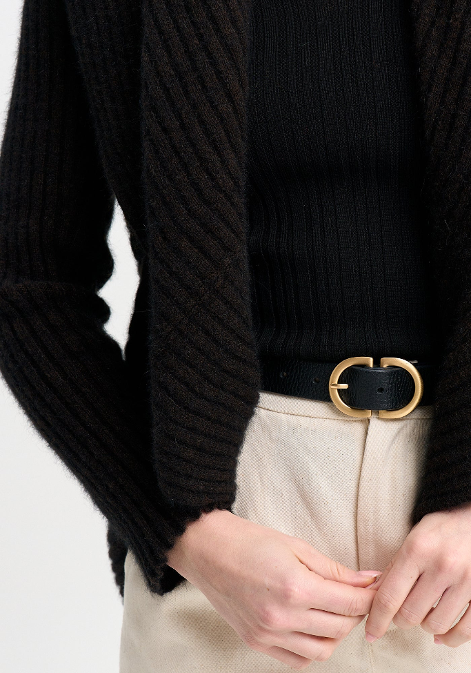 ‘Lucy’ New Zealand Possum Merino Jacket - Chocolate