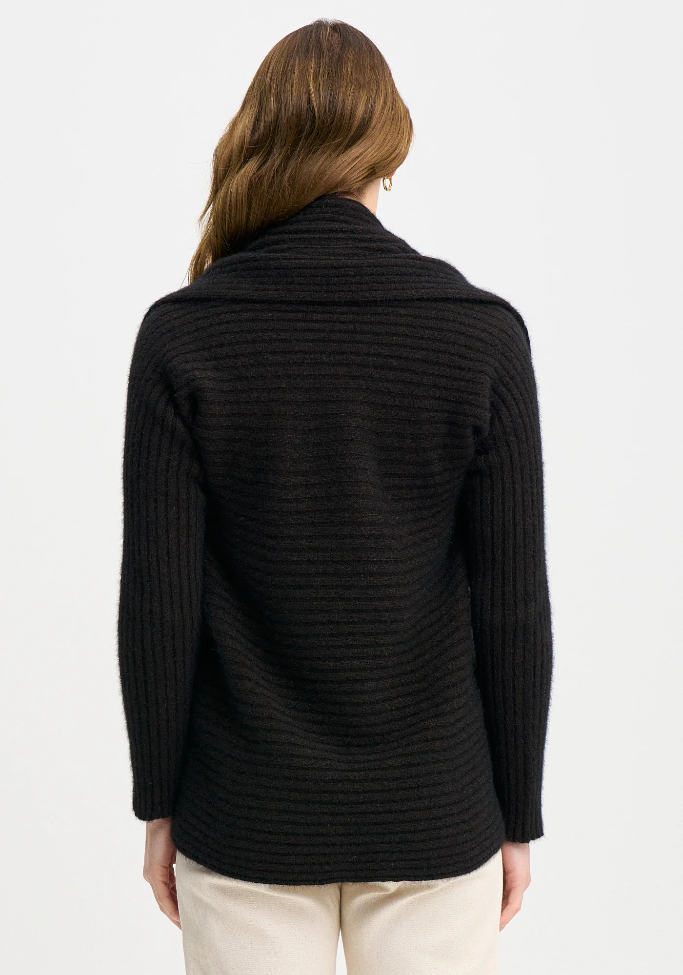 ‘Lucy’ New Zealand Possum Merino Jacket - Chocolate