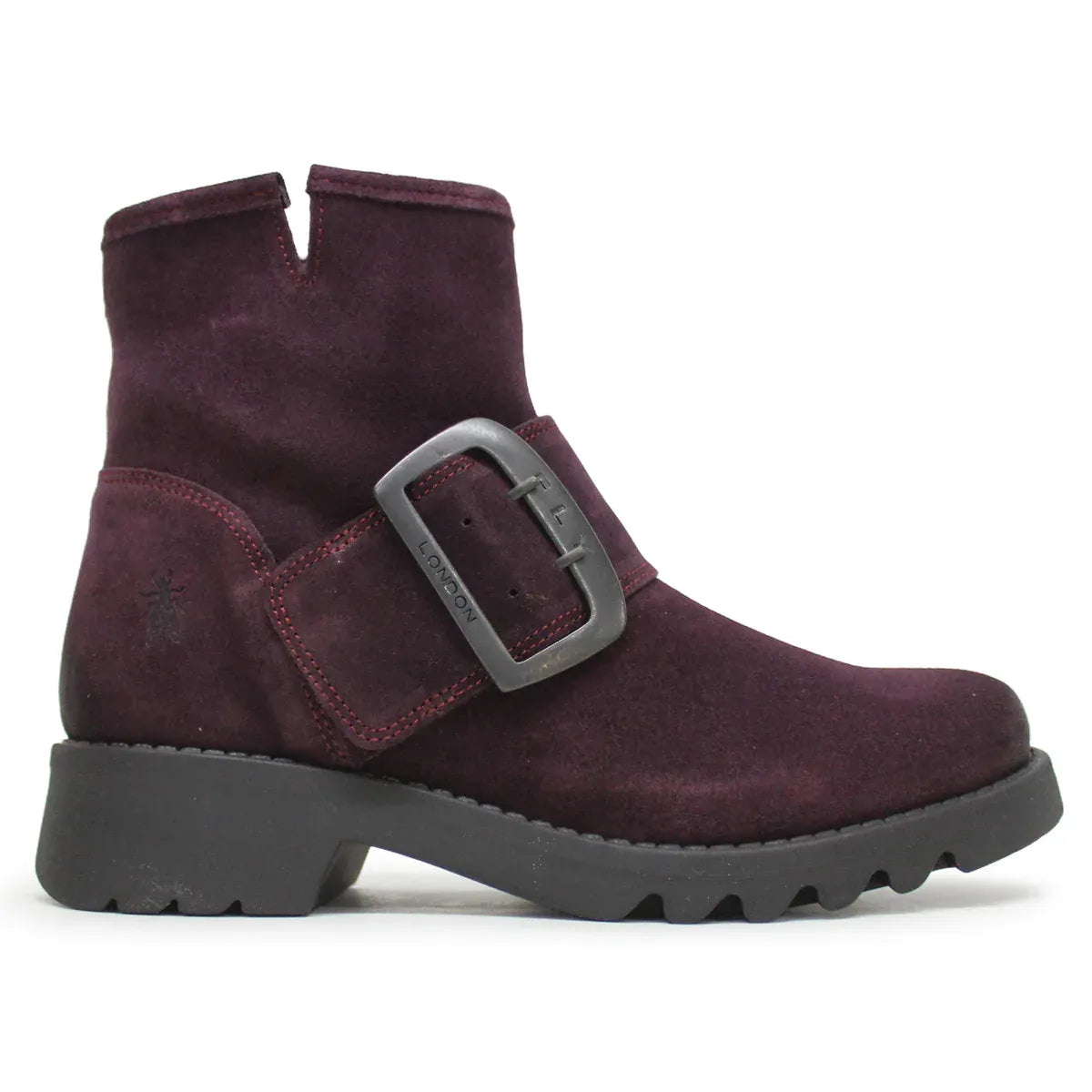 Fly London - Rily - Suede Leather Ankle Boots - Purple