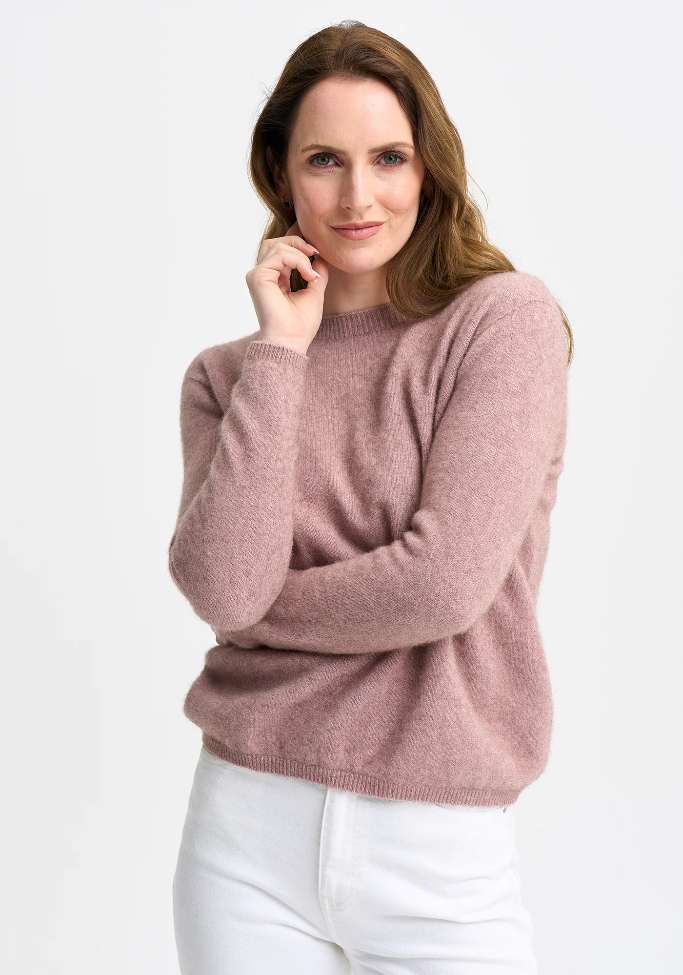 Merinomink - ‘Mia’ New Zealand Possum Merino Crew Jumper - Various Colours