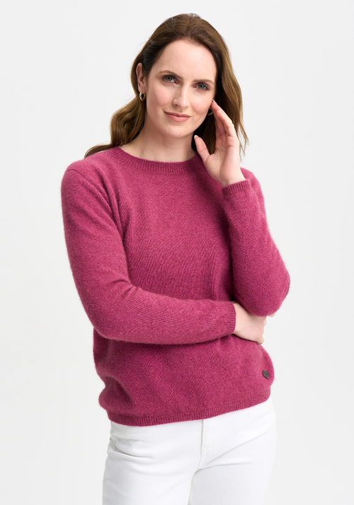 ‘Mia’ New Zealand Possum Merino Crew Jumper - Various Colours