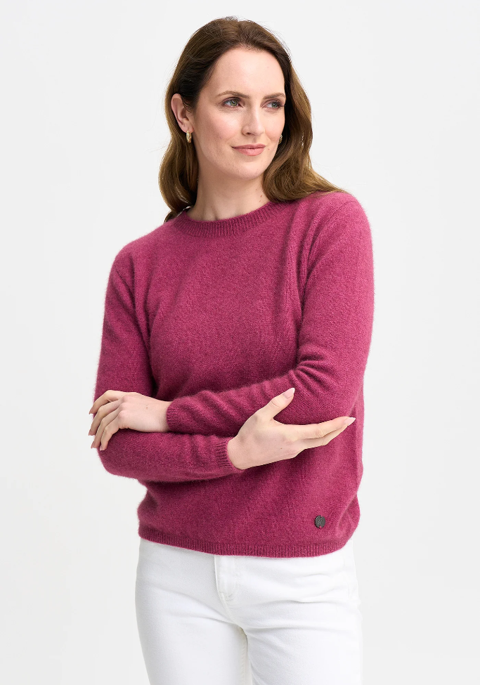 Merinomink - ‘Mia’ New Zealand Possum Merino Crew Jumper - Various Colours